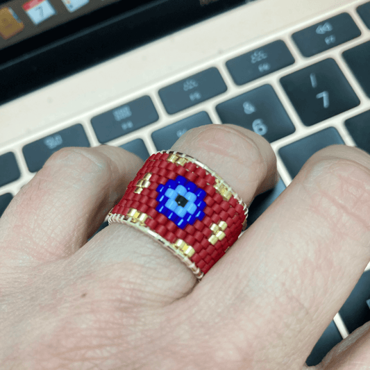 Anillo Ojo Turco Red