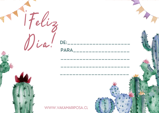 Tarjeta Feliz Dia Captus